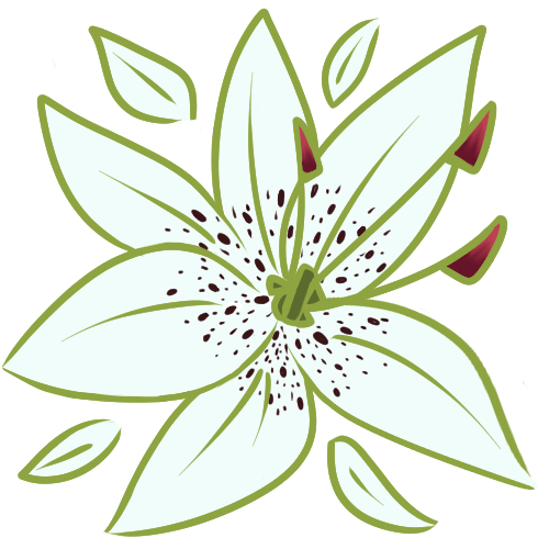 LillyHanami lily channel point badge
