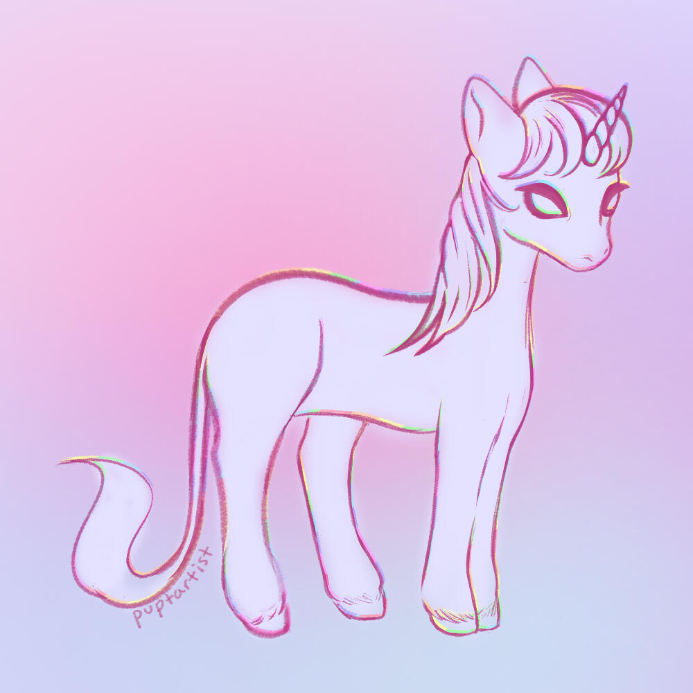 unicorn stylized unicorn stylized