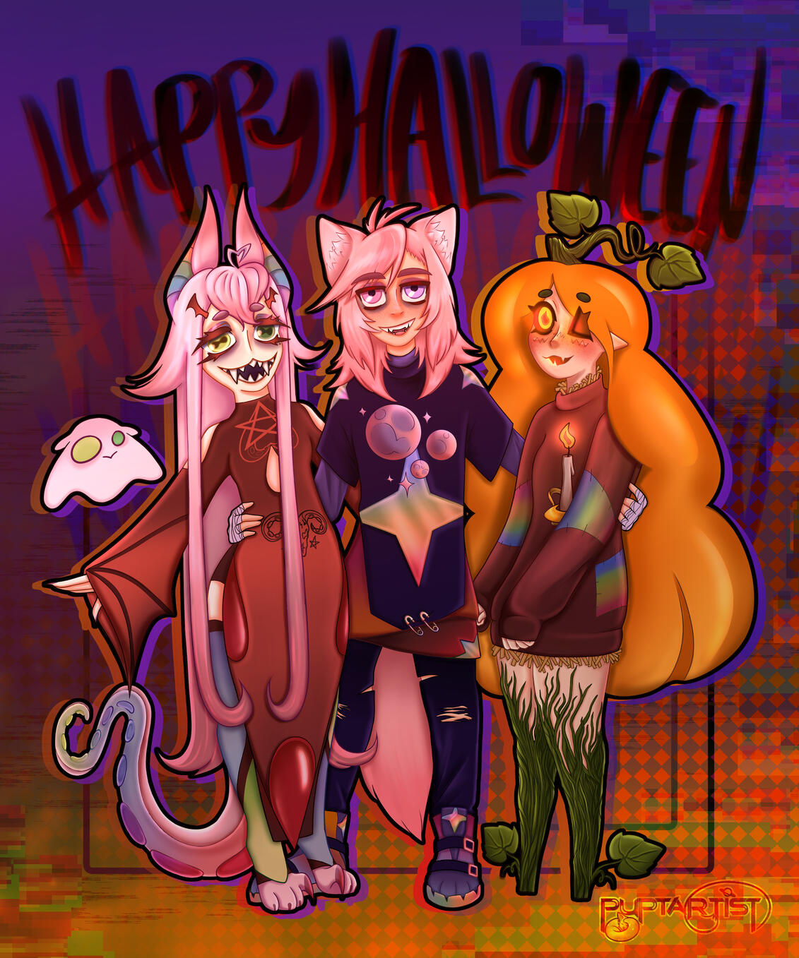 Happy Halloween 2025 - characters designed by me