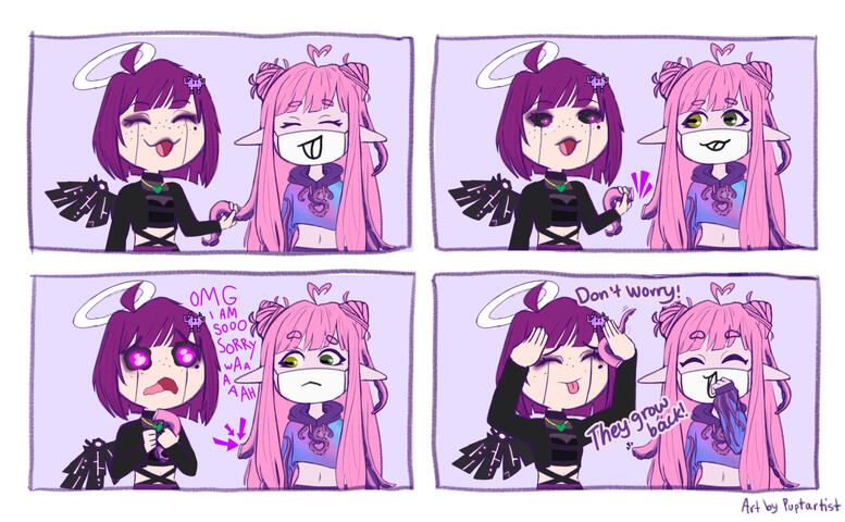 comic for @MiraSynth with @MoistPenumbra