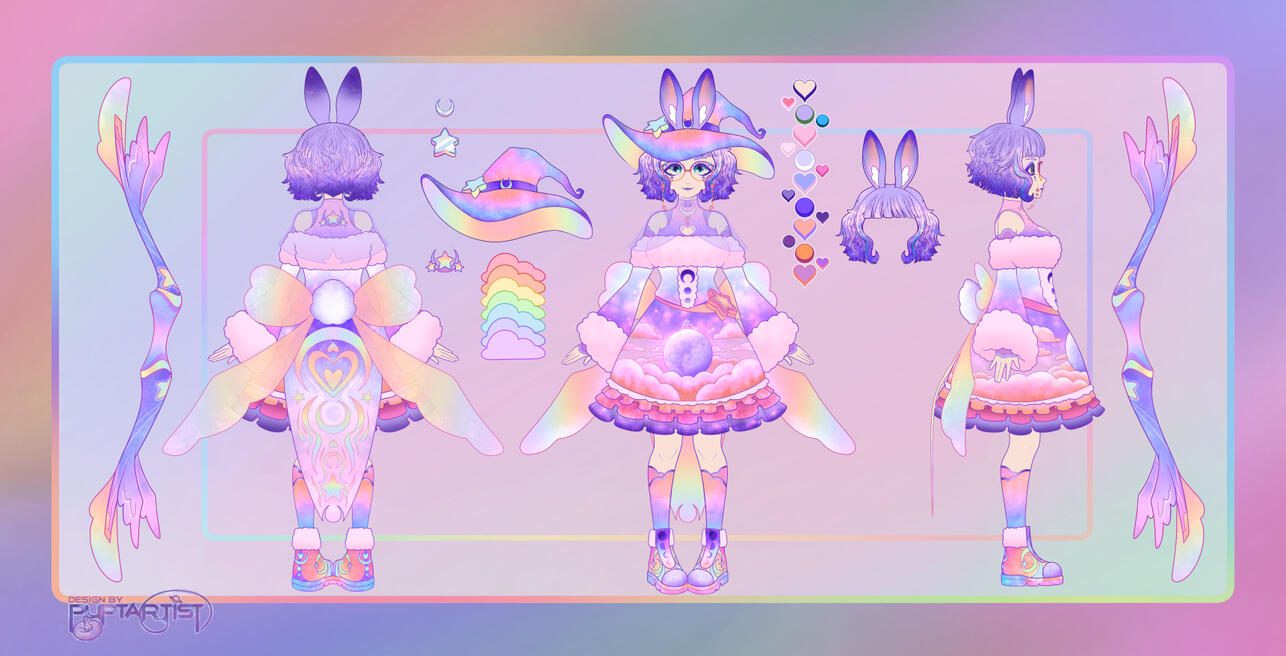 magical girl design for okeydokilokivt 2023